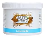 Green Hero Lederseife 500 ml der Lederreiniger inkl. Reinigungsschwamm für...