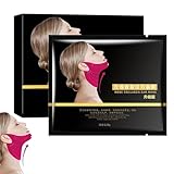 EXQST Verbesserte Kinn- und Halsmaske, Maske zur Reduzierung des Doppelkinns, Maske zur...