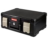 Feuerfeste Wasserdichte Dokumentenbox Geldkassette 40,7 x 32,0 x 16,6 cm, DIN...