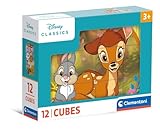Clementoni Disney Classics 12 Würfel Puzzle Kinder - Geschicklichkeitsspiel...