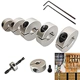 CESFONJER 5 tlg Aluminiumlegierung Tiefenanschlagringe Set Stellungsregler Ring...