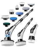 Elektrische Reinigungsbürste mit 9 Wechselbürsten Elektrisch Fugenbürste...