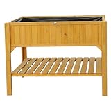 Habau 2854 Hochbeet mit Ablage, 119 x 57 x 90 cm