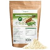 Erbsenprotein Pulver 1,1 kg / 1100 g - 87% Proteingehalt - 100% Erbsen-Proteinisolat -...