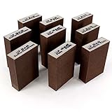S&R Schleifschwamm-Set 9 St, 100 x 70 x 25 mm, Schleifklötze, Handschleifer, 3...