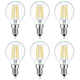 Belns Melns E14 LED Dimmbar Warmweiß, Tropfenform LED Lampen E14 Dimmbare, 5W...