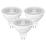 Linkind 12V LED Spot 35W GU5.3 Lampen, 3,4W (ersetzt 35W) Warmweiß 2700K, 360lm/...