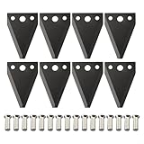 Sichelmäher Bar Kit, 8 x Mähmesser, 16 x Rasenmähernieten für Troy-Bilt für...
