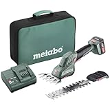Metabo Akku-Strauch- und Grasschere PowerMaxx SGS 12Q (601608500) 12V, präzise...