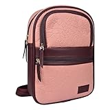 Pramadda Pure Luxury Stilvolle, kompakte Leder-Rucksäcke für Damen, Reisen, kleine...