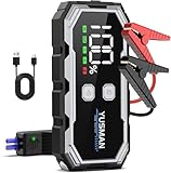 YUSMAN 5000A Starthilfe Powerbank für PKW (7L Benzin & 5L Diesel) mit...