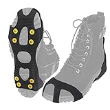 ALPIDEX Anti Rutsch Schuhspikes Größe 35-47 Ersatzspikes Ice Grips Schuhkrallen Schnee...