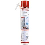 fischer Schnell-Montageschaum PU S 750, Bauschaum für Verfüllung, Dämmung & Isolierung,...
