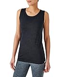 Damart Dynamic Climatyl Damen-Tanktop, Rundhalsausschnitt, ohne Stufe, Schwarz , Large