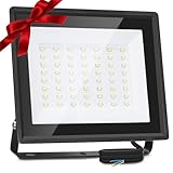 Aigostar LED Strahler Außen Innen 50W 4300LM Kaltweiss 6500K Ledstrahler...