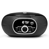 MEDION tragbare Boombox E65711, CD/MP3 Player, UKW FM, AUX, Batteriebetrieb,...