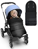 DMTIVMG Fußsack Kinderwagen Winter Warm Baby Faltbar Kinderwagen Fußsack mit...