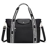 Missnine Handtasche Laptoptasche Damen 15,6-Zoll-Laptoptasche Leichte...
