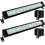 Indmird LED Strahler Außen 50W, 2 Stück 50000LM LED Wallwasher 3000K Warmweiß LED...