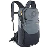 EVOC RIDE 12 Protektor Fahrradrucksack, Trekkingrucksack für Trails & Alltag (cleveres...