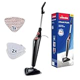Vileda Steam Plus Dampfreiniger mit PowerPad und 2 Mikrofaser-Ersatzpads |...