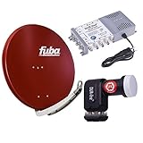 Digital Sat Anlage 8 Teilnehmer | Fuba DAA 850 R Sat-Schüssel 85cm Alu...