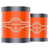 BEKATEQ 2K PU Versiegelung farblos 1kg für Außen und Innen I UV-beständig und...