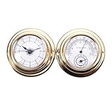 DXYOYONGOZ Barometer, Thermometer, Hygrometer, Thermometer Hygrometer Barometer Uhren Uhr...