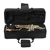 Hapihom Tragbare Trompeten-Aufbewahrungsbox, verdickter, leichter Rucksack,...