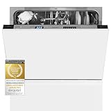 Exquisit Geschirrspüler EGSP1060-E-030F schwarz | Geschirrspüler 55 cm...