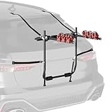 Wiltec Kofferraum Fahrradträger für 3 Fahrräder, Heckklappenfahrradträger...