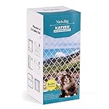 NieKilig Katzennetz für Balkon ohne Bohren, 8x3m Katzengitter Fenster, Transparentes...