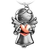 FABACH Schutzengel Schlüsselanhänger Star mit Herz - Engel Glücksbringer Liebe -...