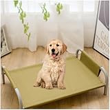 BHKERUZ Erhöhtes Hundebett, Metallrahmen Oxford-Gewebe mit hoher Dichte,...
