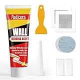 Spachtelmasse Weiß Innen, Löcher Wand Füllen Weiß, Wandausbesserungs Paste, Effektiv...