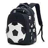 3D Fußball Schulrucksack Wasserdichter Mädchen Teenager Grundschüler 1-3 Klasse...