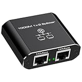 VEDINDUST LAN Splitter 1 auf 2 1000Mbps Ethernet Splitter 2 Port Mit...