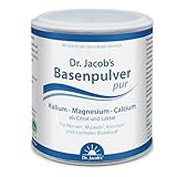 Dr. Jacob’s Basenpulver pur, 200 g Dose I Kalium, Magnesium, Calcium, Zink als Citrat...