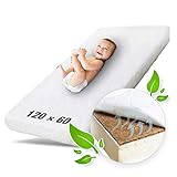Ehrenkind® Babymatratze Kokos | Babymatratze 60x120cm | Matratze 120x60 mit...