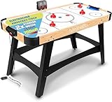 SereneLife Airhockey Tisch mit Luft – Air Hockey Spieltisch ideal als Gamer Tisch –...