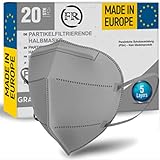 FR FiRiO 20x FFP2 grau [MADE IN EUROPE] - FFP2 Maske grau nach EN149:2001+A:2009 -...