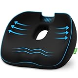 AUVON Sitzkissen Orthopädisch, Ergonomisches Hämorrhoiden Sitzkissen mit Loch...