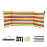 Yorajuy Strand-Windblocker – Camping Sichtschutz Windblocker | Unterschlupf winddicht...