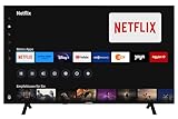 Telefunken Fernseher 55 Zoll Smart TV powered by TiVo (4K UHD, HDR Dolby Vision, Dolby...