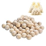 50 Stücke Mottenschutz Mottenabwehr Mottenkugeln + 3 Netzbeutel Natürliche Duftnote...