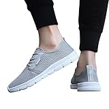 Leichte Hallenschuhe Fitness Sneaker für Herren Fashion Traillaufschuhe Turnschuhe...