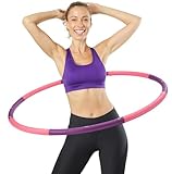 NAJATO Sports Hula Hoop Reifen Erwachsene – Fitnessreifen zum Abnehmen – 1,0...
