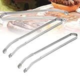 2 Teilige BBQ Sausage Turning Tongs for Cooking – Zange Zum Wenden Von BBQ-Würstchen,...