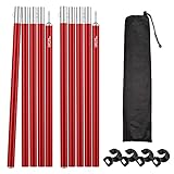 LYGZTing Zeltstange, Aufstellstange, Markisenstange für Camping 80-190cm verstellbares...