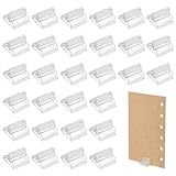 Tischkartenhalter Acryl, 30 Stück Kartenaufsteller Tischkartenhalter Kleiner...